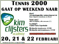 2015, Kim Clijsters Academy en Center Parcs